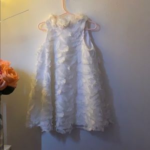 Janie and Jack feather dress